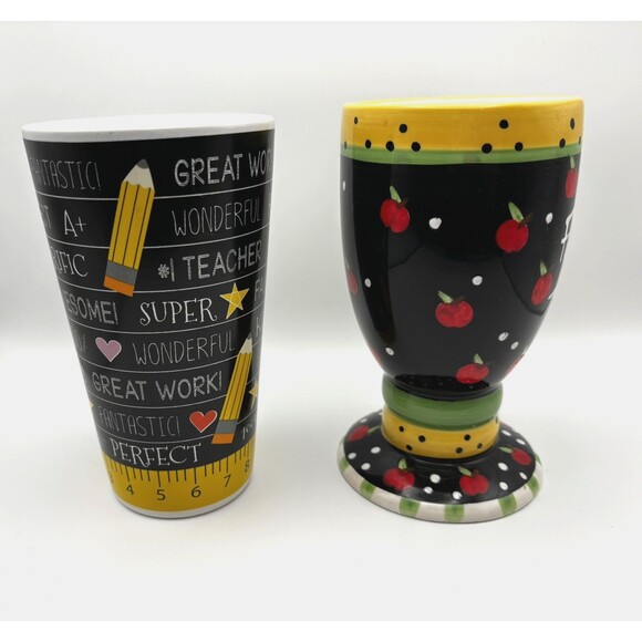 Ganz Favorite Teacher Coffee Tea Mug Cup & Bay Island Encouraging Teacher Mug - Picture 2 of 5